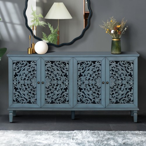 Antique sideboard buffet - sideboard, buffet,